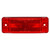 29203R 21 SERIES, INCANDESCENT, RED RECTANGULAR, 2 BULB, MARKER CLEARANCE LIGHT, PC, 2 SCREW, REFLECTORIZED, MALE PIN, 12V