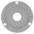 Truck-Lite 30133 - Series 33 Flange Gray Polycarbonate Mount, 2 inch Round, 3 Screw Bracket
