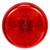 Truck-Lite 30206R - 30 Series Incandescent Red Round One Bulb Marker Clearance Light, PC, PL-10, 24V