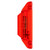 35880R 35 SERIES, LED, RED RECTANGULAR, 1 DIODE, MARKER CLEARANCE LIGHT, P2, 2 SCREW, DIAMOND SHELL, FIT 'N FORGET M/C, 12V