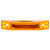 35890Y 35 SERIES, LED, YELLOW RECTANGULAR, 2 DIODE, MARKER CLEARANCE LIGHT, P2, 2 SCREW, FIT 'N FORGET M/C, 12-24V