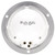 Truck-Lite 40223 - 40 Series Incandescent One Bulb Round Clear Dome Light, Gray Flange Mount, PL-2, 12V