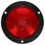 40259R SUPER 40, INCANDESCENT, RED, ROUND, 1 BULB, STOP/TURN/TAIL, BLACK FLANGE MOUNT, PL-3, 12V