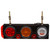 Truck-Lite 40809 - Led/Incandescent Back-Up, Stop, Tail, Turn Light Module with Side Marker, Left Hand Side, Black Pvc, 12V