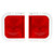 Truck-Lite 41007R - 41 Series Universal Incandescent Red Rectangular Stop Turn Tail Light Kit