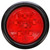44092R SUPER 44, LED, RED, ROUND, 6 DIODE, STOP/TURN/TAIL, BLACK GROMMET MOUNT, DIAMOND SHELL, FIT 'N FORGET S.S., STRAIGHT PL-3 FEMALE, 12V, KIT