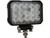 Buyers 1492190 - 6" Rectangular LED Flood Light, 4050 Lumens, 167 Meter Beam, IP67 Rated, Surface Mount