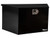 Buyers 1701280 - Black Steel 15ga Trailer Tongue Toolbox with Locking Latch for Secure Storage