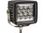 Buyers 1492237 - 3.23" Square LED Spot Light, 1350 Lumens, 37 Meter Beam, IP67 Rated, Hardwired, with Bracket