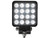 Buyers 1492128 - Ultra Bright 4.5 Inch Square LED Flood Light, 4320 Lumens, 57 Meter Beam, IP67 Rated, for Work Trucks, ATVs & More