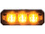 Buyers 8891403 - 2.5 Inch Amber LED Strobe Light with 12 Flash Patterns, SAE J595 Class 2, IP67 Rated