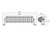 Buyers 1492161 - 14.09 Inch LED Combination Spot-Flood Light Bar with 24 LEDs & 5400 Lumens