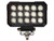 Buyers 1492196 - Ultra Bright 9000 Lumen 6 Inch Rectangular LED Flood Light with 207 Meter Beam