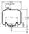 Torque Parts TR9541 - Air Spring for Kenworth T660 (Replaces W01-358-9541)