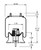 Torque Parts TR9974 - Trailer Air Spring for Neway / Holland CB400-4000 (Replaces W01-358-9974)