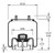Torque Parts TR8709 - Trailer Air Spring for Hendrickson AAT 23K Intraax and Van Traax (Replaces W01-358-8709)