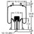 Torque Parts TR9645 - Trailer Air Spring for Hendrickson and Ridewell (Replaces S-23612, W01-358-9645, 64695)