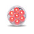 Trux TLED-2HXRG - 2.5" Red Marker to Green Auxiliary Round LED Light - 7 Diodes