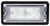 80164C 80 SERIES, LED, 6 DIODE, RECTANGULAR CLEAR, DOME LIGHT, 4 SCREW BRACKET MOUNT, HARDWIRED, .180 BULLET, 12V