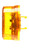 Truck-Lite 30055Y - 30 Series Led Yellow Round 3 Diode Marker Clearance Light With P3, Black Pvc Grommet Mount, Fit 'N Forget M/C, Female Pl-10, 12-24V, Kit