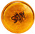 30230Y 30 SERIES, INCANDESCENT, YELLOW ROUND, 1 BULB, MARKER CLEARANCE LIGHT, PC, GROMMET MOUNT, PL-10, 12V