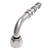 Aeroquip FJ5985-0606S-BG - Hose Nipple Assembly Crimp 90 Degree Female ORFS Swivel -6 Hose x -12 End Carbon Steel Dura-Kote