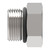Aeroquip 900598-12S-BG - Adapter Straight Carbon Steel Dura-Kote