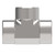 Aeroquip 2090-12-12S-BG - Adapter Tee Female Pipe NPTF -12 Carbon Steel Dura-Kote