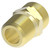 Aeroquip 1390X6-BG - Adapter Brass Airbrake