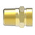 Aeroquip 1390X6-BG - Adapter Brass Airbrake
