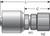 Gates G25170-0406 - MegaCrimp Female JIC 37 Flare Swivel Hydraulic Coupling