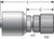 Gates G25170-0606 - MegaCrimp Female JIC 37 Flare Swivel Hydraulic Coupling