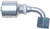 Gates G25239-0606 - MegaCrimp Female Flat-Face O-Ring Swivel 90 Bent Tube Hydraulic Coupling