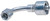 Gates G25180-1010 - MegaCrimp Female JIC 37 Flare Swivel 90 Bent Tube Hydraulic Coupling