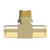 Aeroquip 1872X4 - QCAB Male Branch Tee Adapter Brass 1/4 Tube