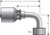 Gates G25179-0606 - MegaCrimp Female JIC 37 Flare Swivel 90 Bent Tube Hydraulic Coupling