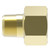 Aeroquip 202X5Z - Inverted Connector Adapter Brass With Sealant
