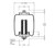 Torque Parts TR7215 - Cabin Air Spring for Freightliner (Replaces 18-52651-000, 1S5-175)