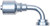 Gates G25315-1612 - MegaCrimp Code 61 O-Ring Flange 90 Bent Tube Hydraulic Coupling