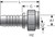 Gates G20720-0816 - GlobalSpiral Female DIN 24 Cone Swivel Heavy Series with O-Ring Hydraulic Coupling