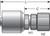 Gates G25170-1210 - MegaCrimp Female JIC 37 Flare Swivel Hydraulic Coupling