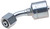 Gates G25650-0610 - MegaCrimp Female DIN 24 Cone Swivel Light Series with O-Ring 45 Bent Tube Hydraulic Coupling