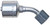 Gates G25650-0610 - MegaCrimp Female DIN 24 Cone Swivel Light Series with O-Ring 45 Bent Tube Hydraulic Coupling
