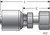 Gates G25720-1020 - MegaCrimp Female DIN 24 Cone Swivel Heavy Series with O-Ring Hydraulic Coupling