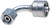 Gates G25730-0612 - MegaCrimp Female DIN 24 Cone Swivel Heavy Series with O-Ring 90 Bent Tube Hydraulic Coupling