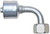 Gates G25832-1010 - MegaCrimp Female British Standard Parallel Pipe O-Ring Swivel 90 Bent Tube Hydraulic Coupling