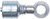 Gates G25850-0404 - MegaCrimp International Thread British Standard Pipe Banjo Hydraulic Coupling