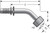 Gates G20725-1220 - 12GS-20FDHORX45 GlobalSpiral Hydraulic Coupling