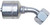 Gates G25831-0404 - MegaCrimp Female British Standard Parallel Pipe O-Ring Swivel 45 Bent Tube Hydraulic Coupling
