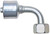 Gates G25832-0606 - MegaCrimp Female British Standard Parallel Pipe O-Ring Swivel 90 Bent Tube Hydraulic Coupling